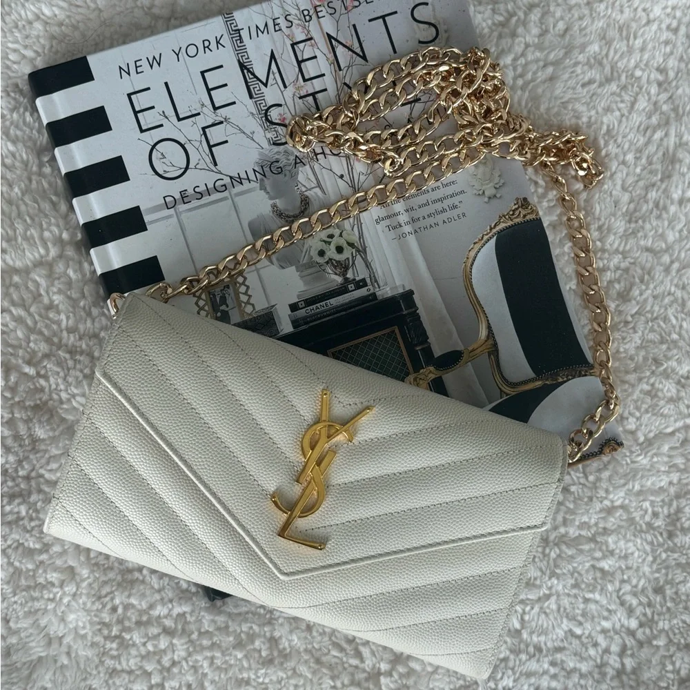 Authentic Yves Saint Laurent Cassandre Wallet Crossbody Bag - Picture 3 of 9